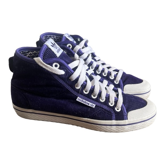 adidas originals Women’s Purple Honey Mid Velvet Shoes Rare Pair 🔥size 7.5 - Picture 2 of 10